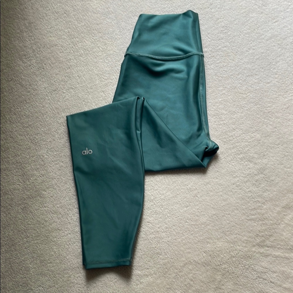 ALO Yoga Women Sea Green Leggings